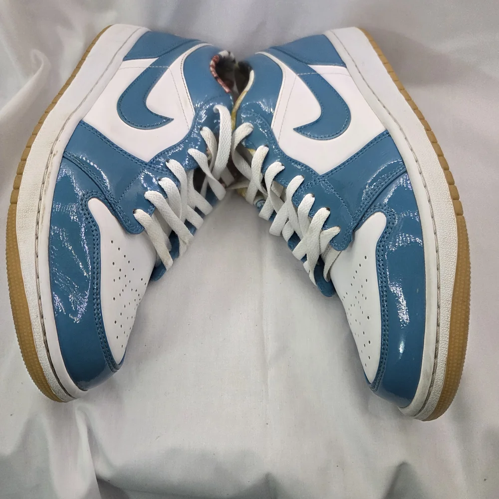 Jordan Blue and White Athletic Shoes‎ 12